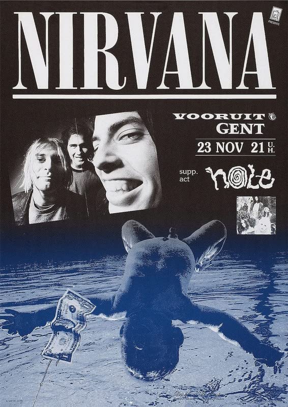 NIRVANA ポスター　Vintage　ヴィンテージ 　poster NIRVANA ポスター Vintage ヴィンテージ poster ヴィンテージ Nirvana